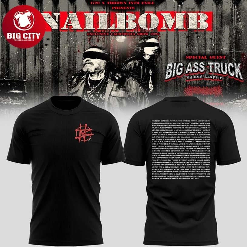 Nailbomb Band Special Edition Two Sided - Adult & Kids T-Shirts, Sweatshirts & Hoodies apparel design preview 1