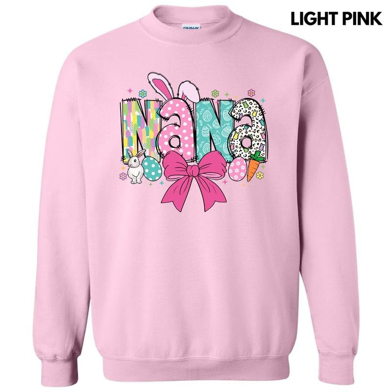 Nana Easter Coquette - Adult & Kids T-Shirts, Sweatshirts & Hoodies apparel design preview 1