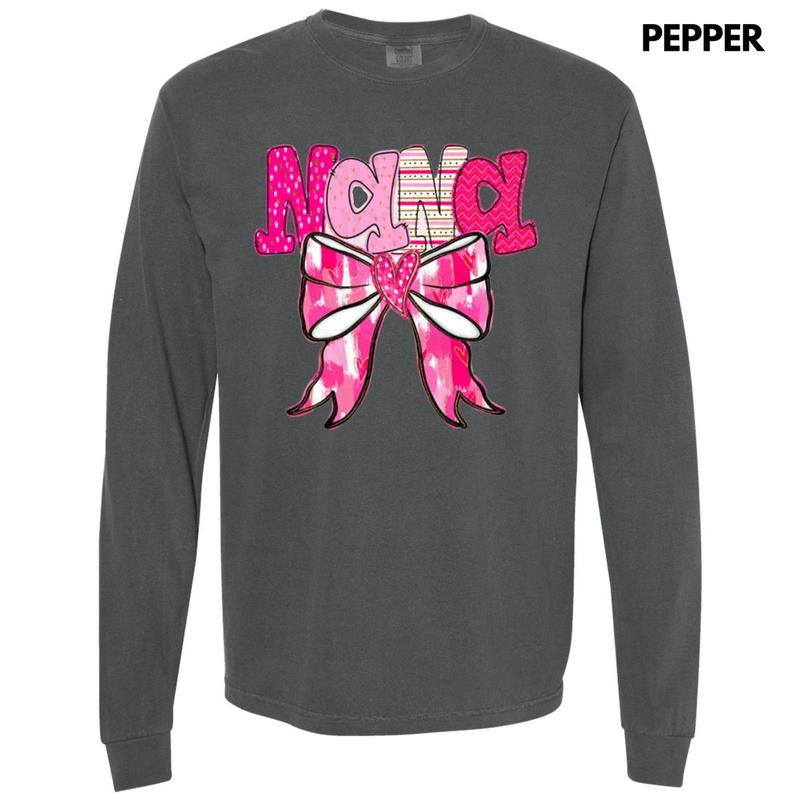 Nana Valentine Coquette Comfort Colors - Adult & Kids T-Shirts, Sweatshirts & Hoodies apparel design preview 1