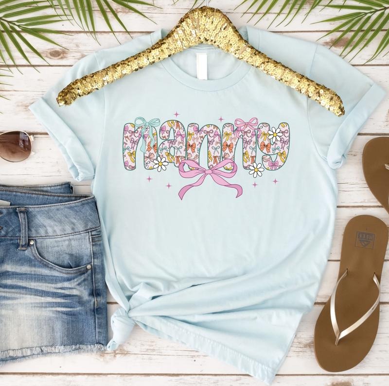 Nanny Bows - Adult & Kids T-Shirts, Sweatshirts & Hoodies apparel design preview 1