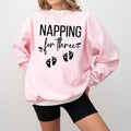 Napping Three Expecting Twins Pregnancy Reveal - Adult & Kids T-Shirts, Sweatshirts & Hoodies apparel design preview 1
