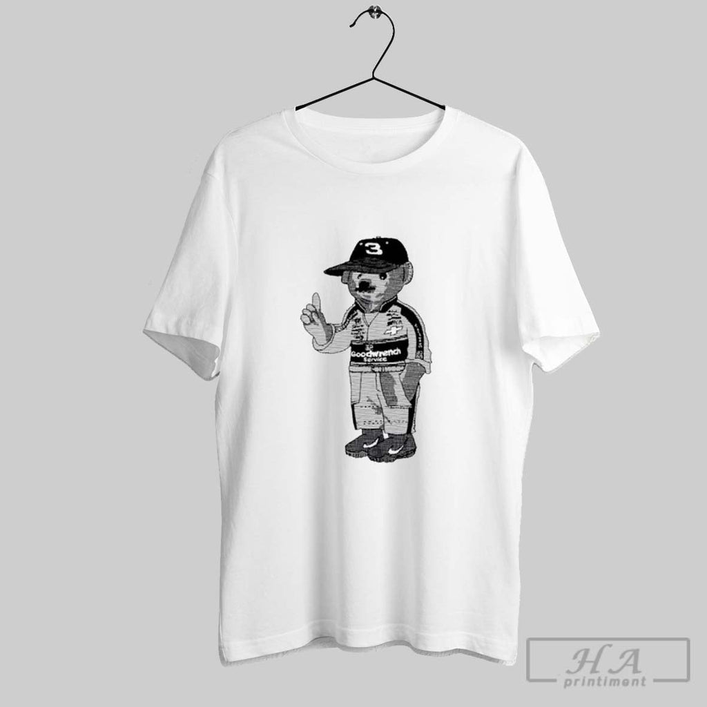 Nascar Number 3 Bear - Adult & Kids T-Shirts, Sweatshirts & Hoodies apparel design preview 1