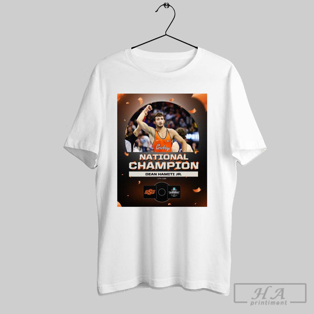 National Champion Dean Hamiti Jr 174 Lbs Osu Cowboy - Adult & Kids T-Shirts, Sweatshirts & Hoodies apparel design preview 1