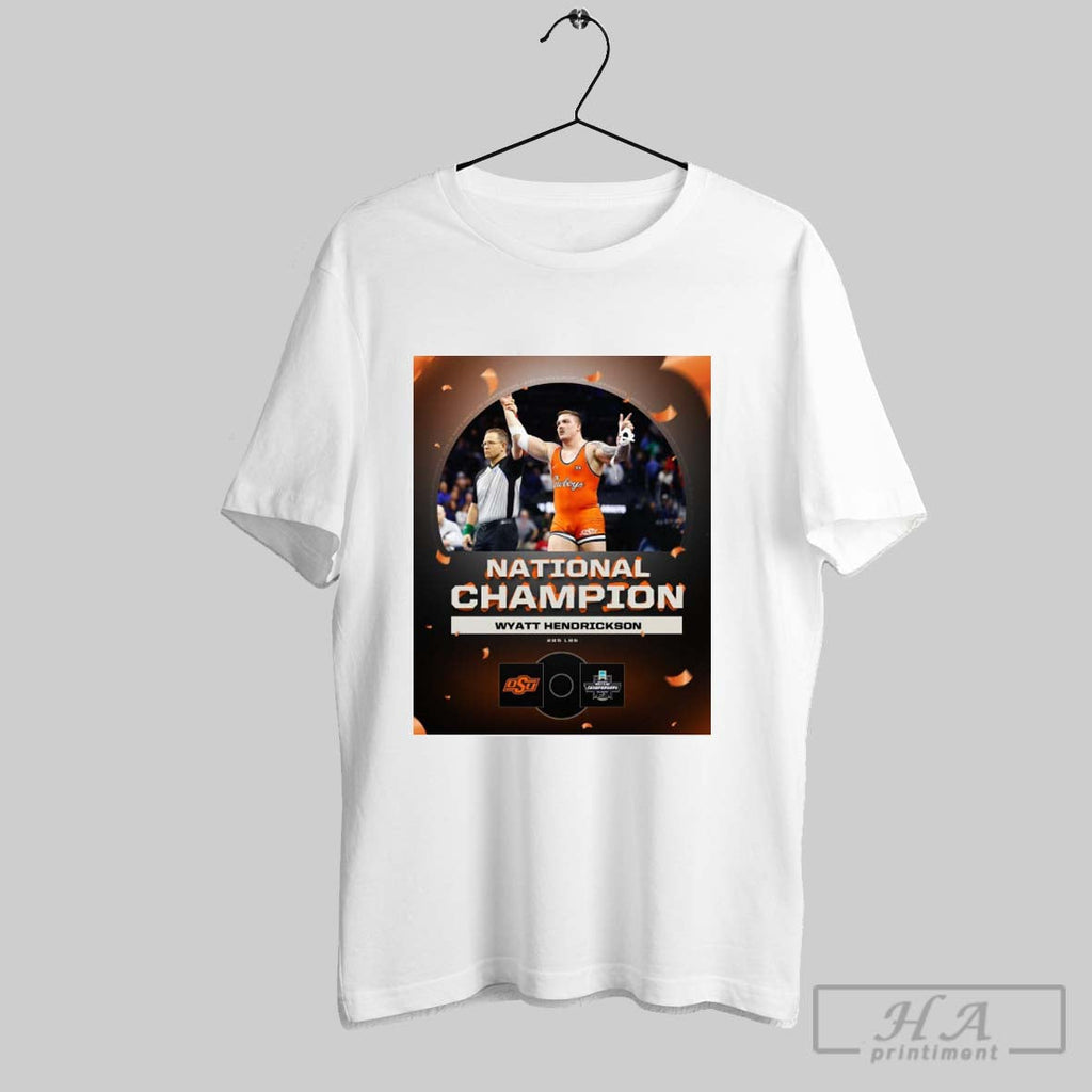 National Champion Wyatt Hendrickson 285 Lbs Osu - Adult & Kids T-Shirts, Sweatshirts & Hoodies apparel design preview 1