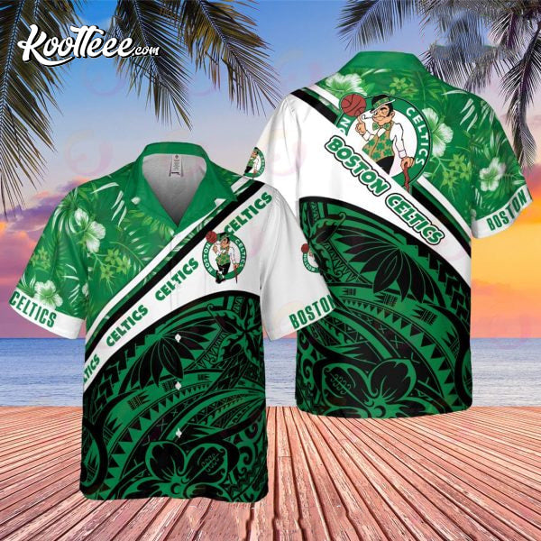 National NBA Boston Celtics Hawaiian - Adult & Kids T-Shirts, Sweatshirts & Hoodies apparel design preview 1