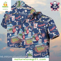 Washington Nationals Hawaiian Blue MLB Night Game - Adult & Kids T-Shirts, Sweatshirts & Hoodies apparel design preview 1