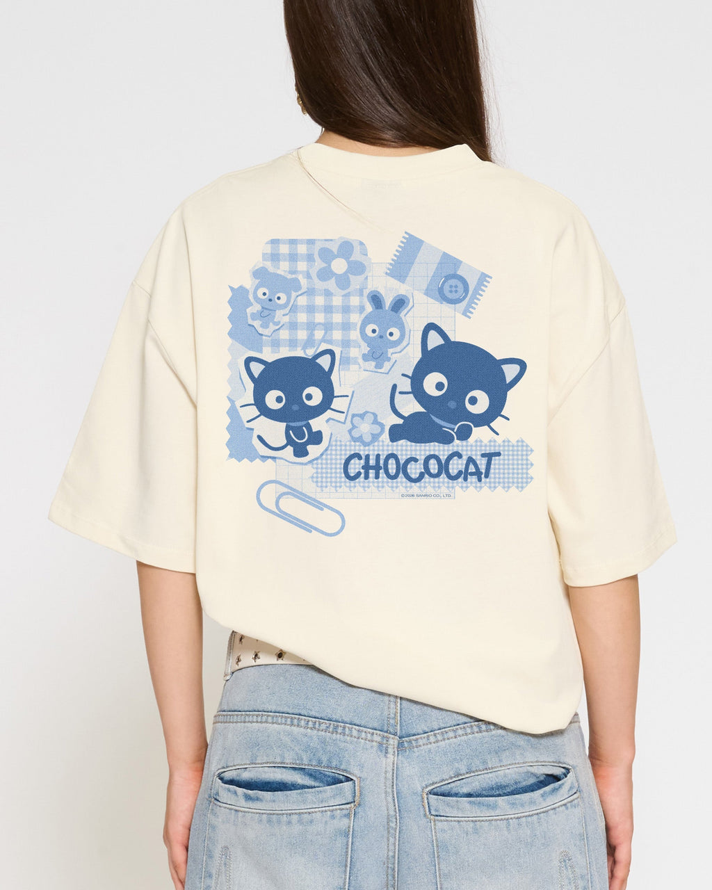 Chococat Scrapbook Oversized - Adult & Kids T-Shirts, Sweatshirts & Hoodies apparel design preview 1