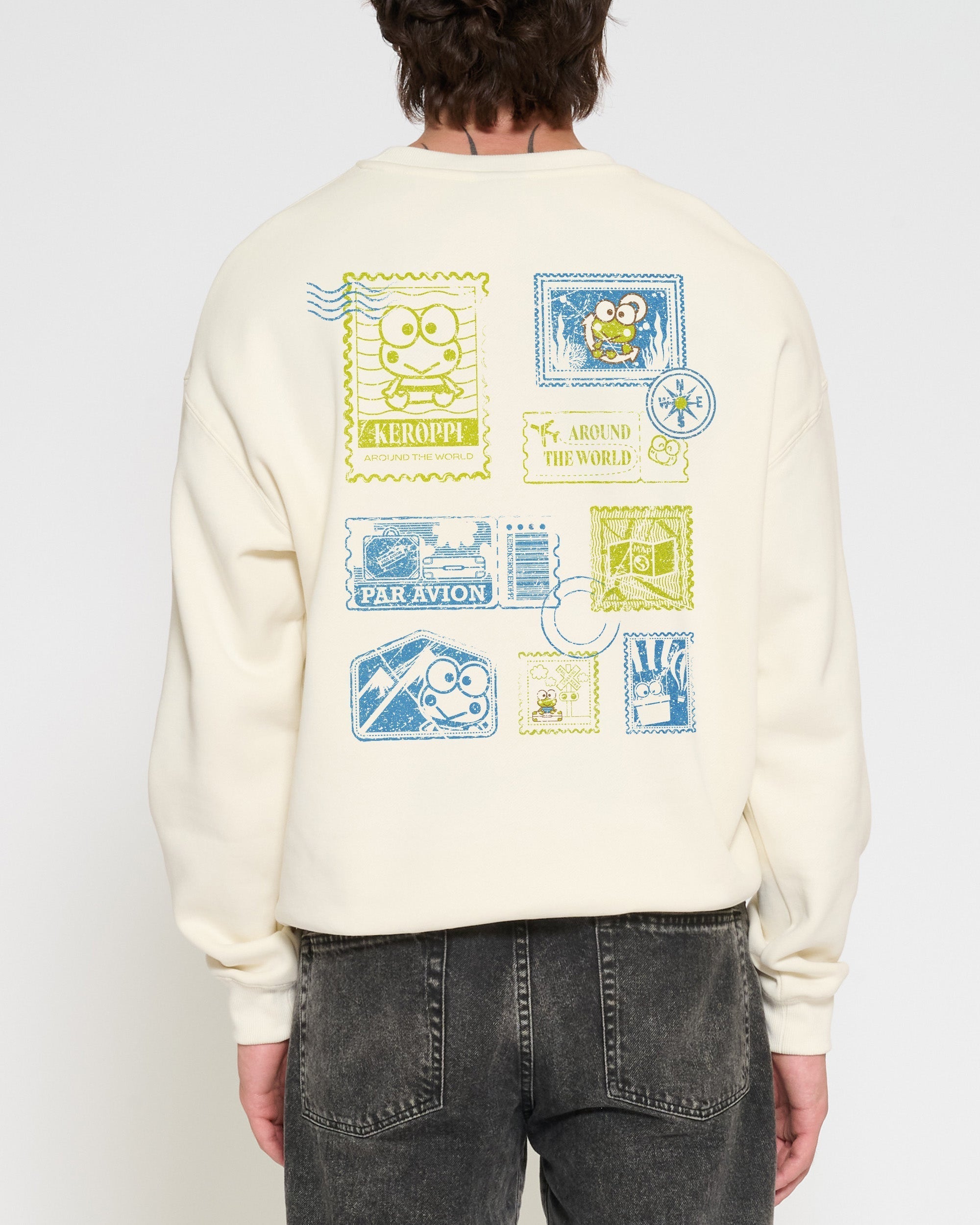 Keroppi Stamp - Adult & Kids T-Shirts, Sweatshirts & Hoodies apparel design preview 1