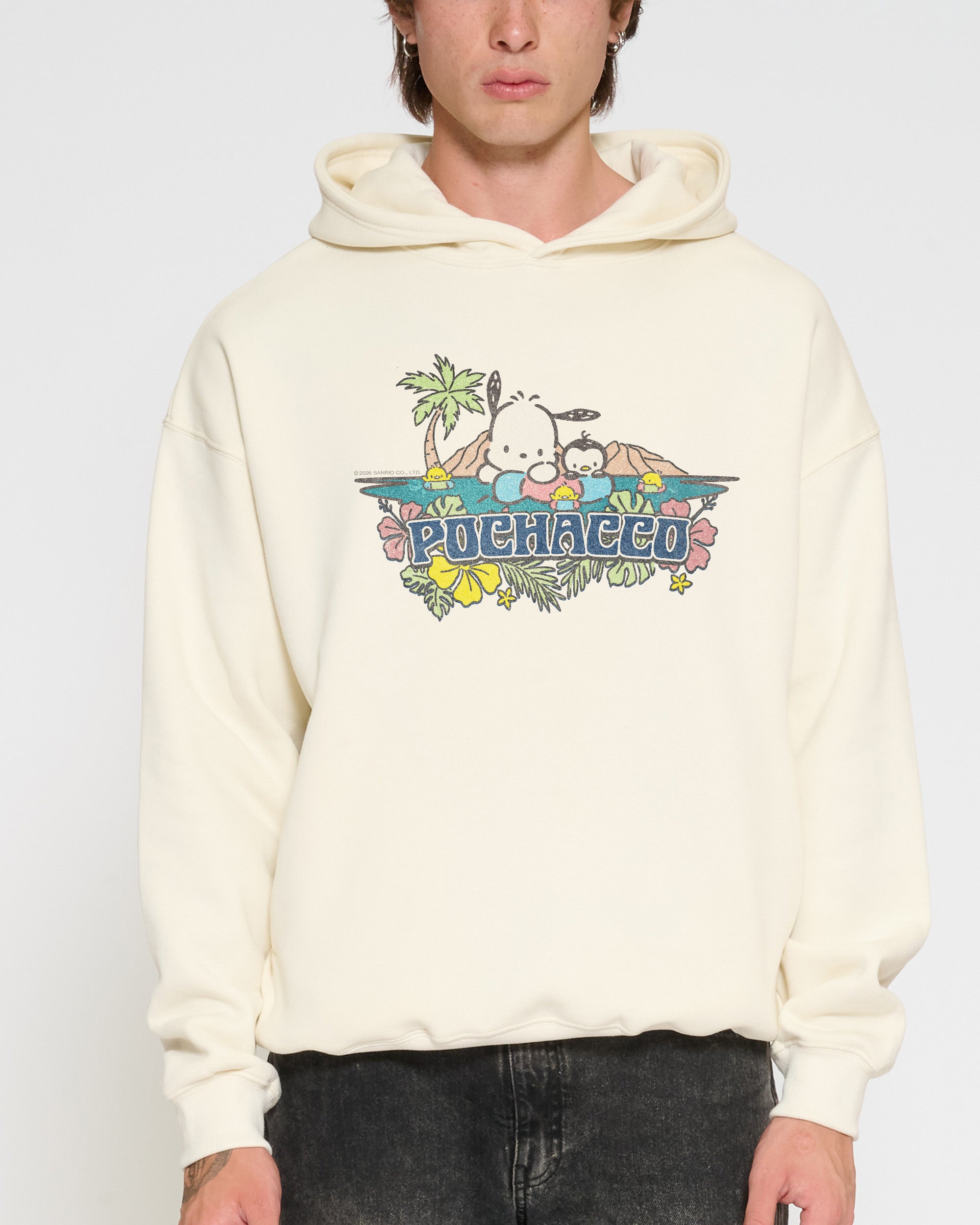 Pochacco Summer Friends - Adult & Kids T-Shirts, Sweatshirts & Hoodies apparel design preview 1