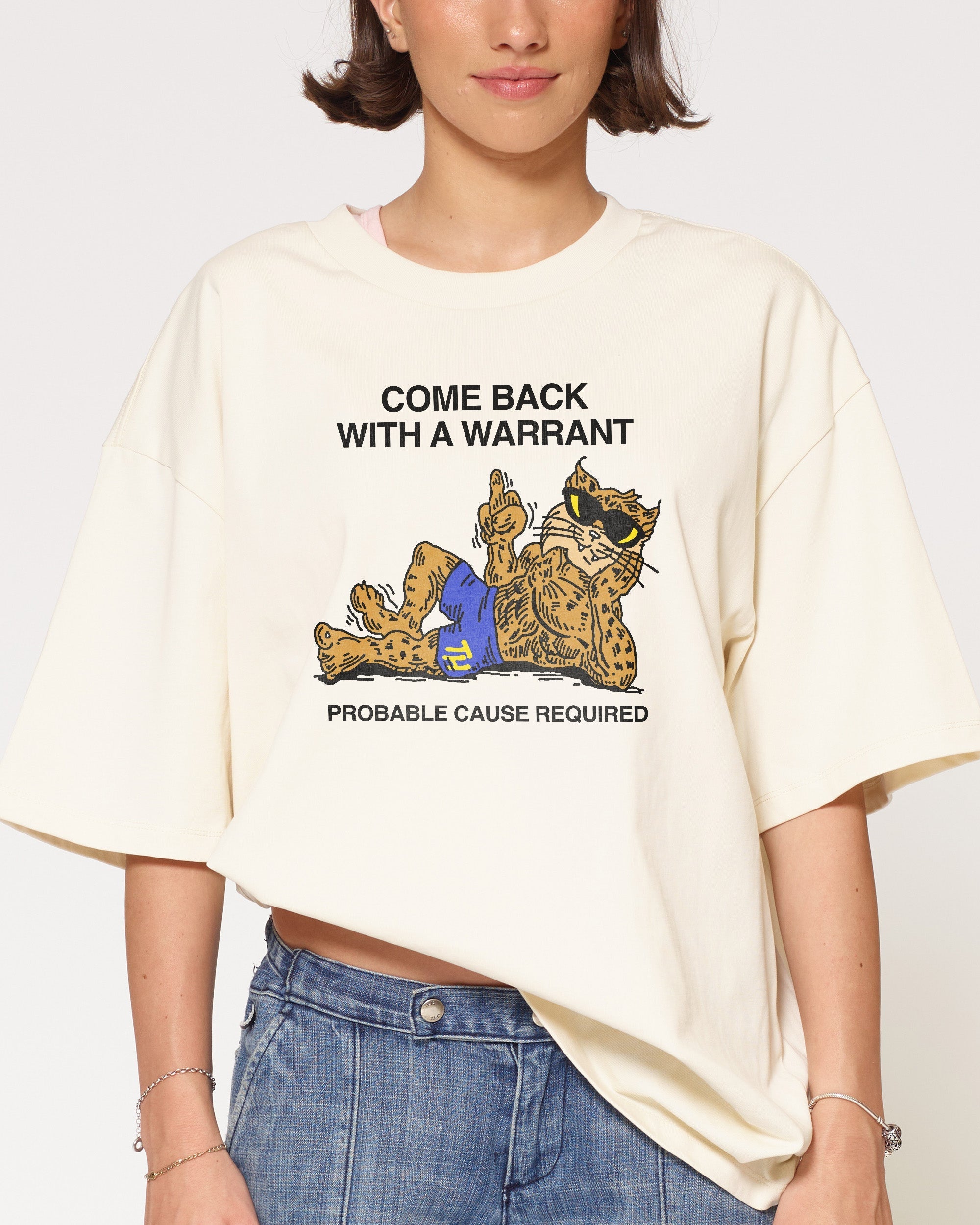 Come Back With A Warrant Oversized - Adult & Kids T-Shirts, Sweatshirts & Hoodies apparel design preview 1