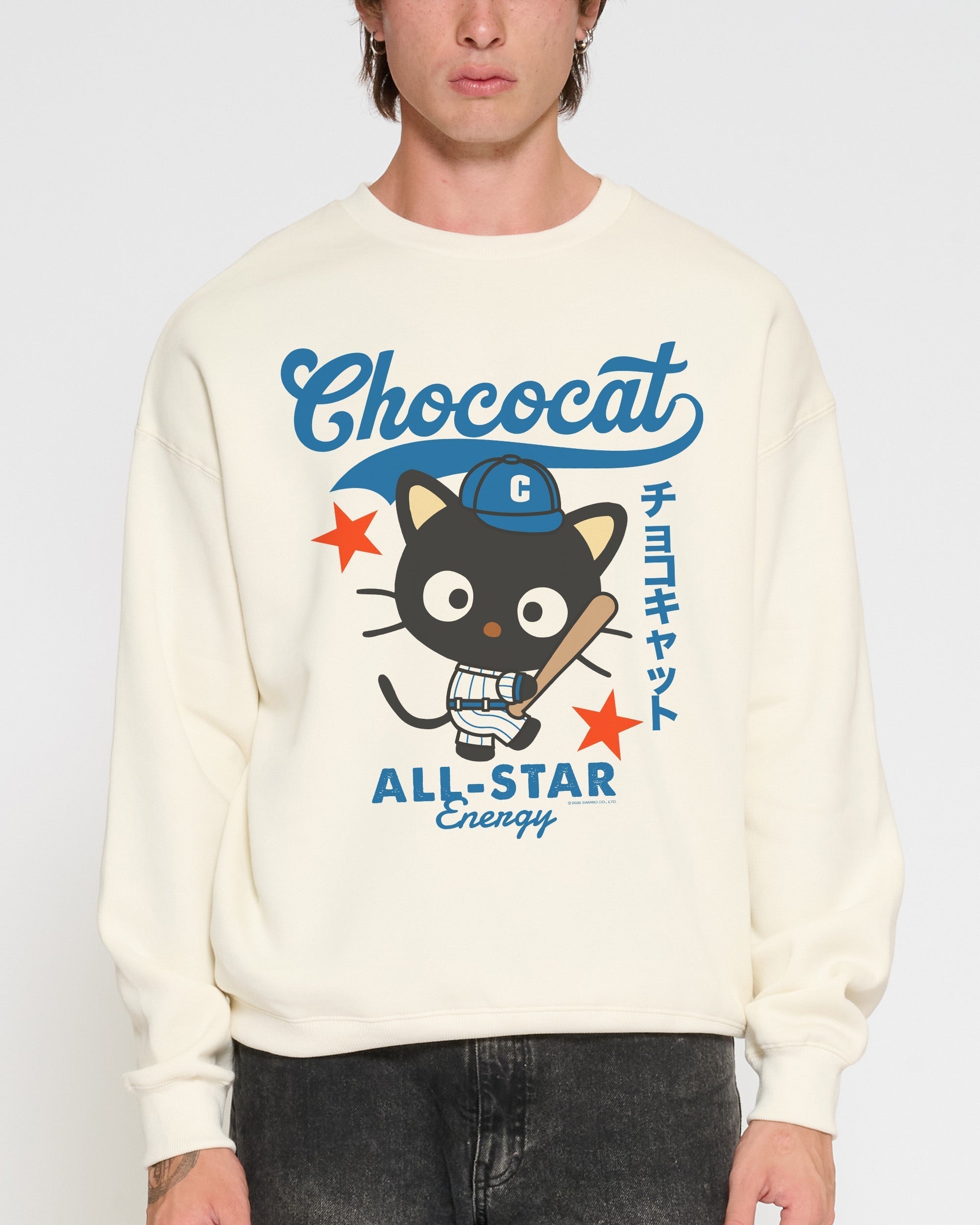 Chococat Baseball - Adult & Kids T-Shirts, Sweatshirts & Hoodies apparel design preview 1