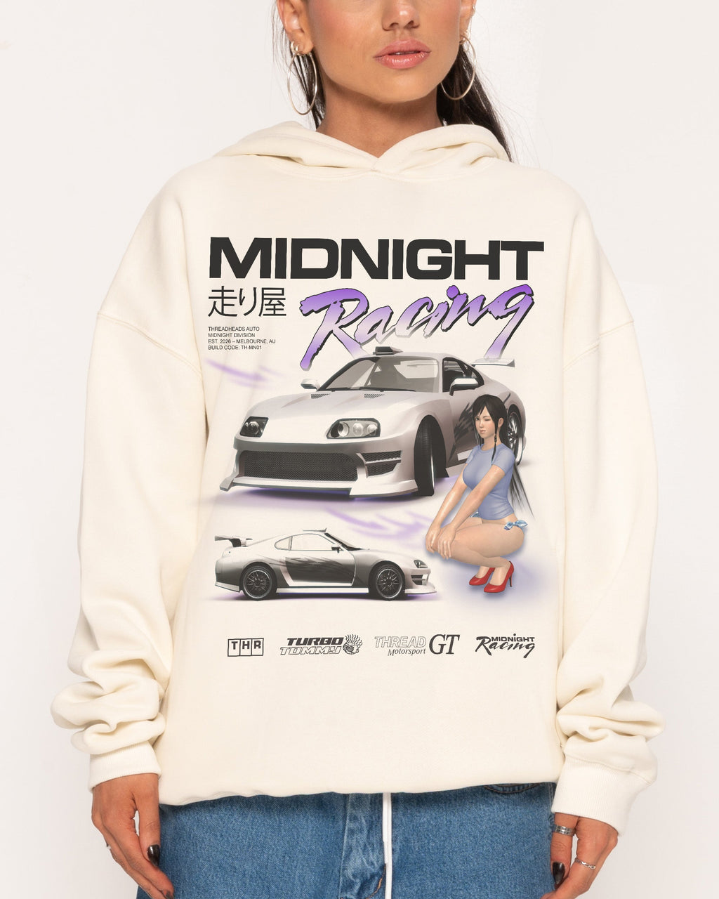 Midnight Racing - Adult & Kids T-Shirts, Sweatshirts & Hoodies apparel design preview 1