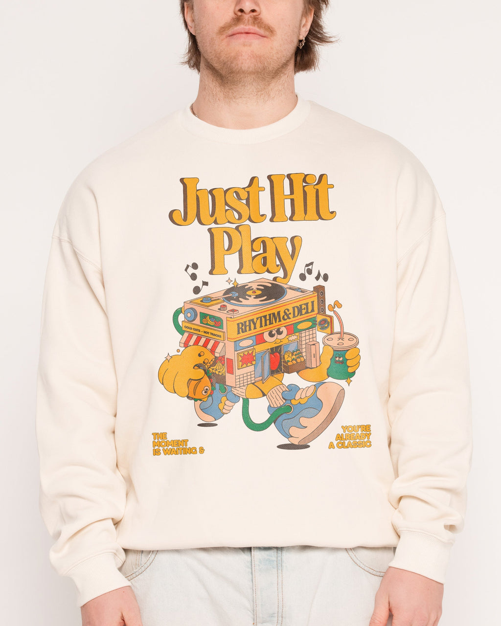 Just Hit Play - Adult & Kids T-Shirts, Sweatshirts & Hoodies apparel design preview 1