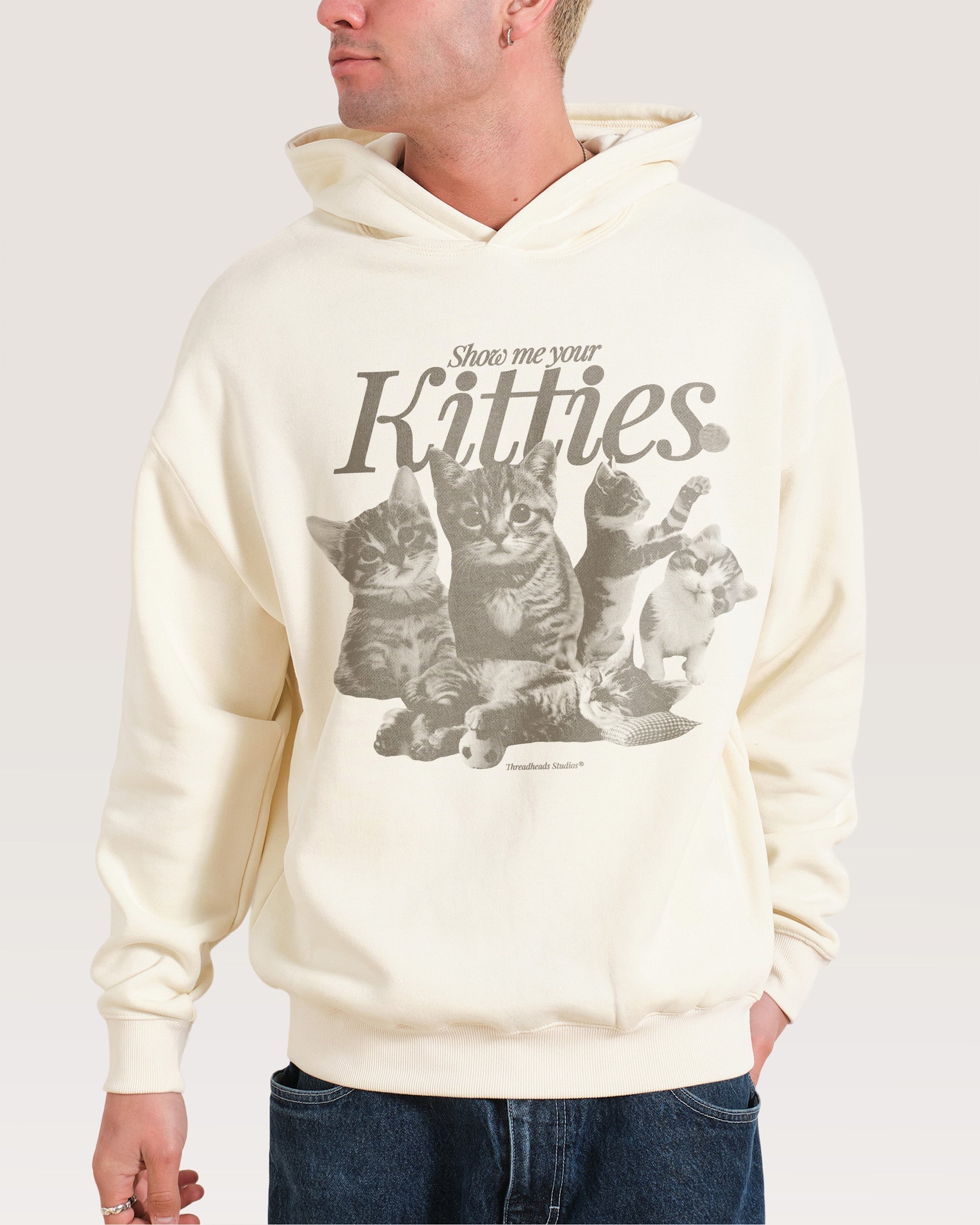 Show Me Your Kitties - Adult & Kids T-Shirts, Sweatshirts & Hoodies apparel design preview 1