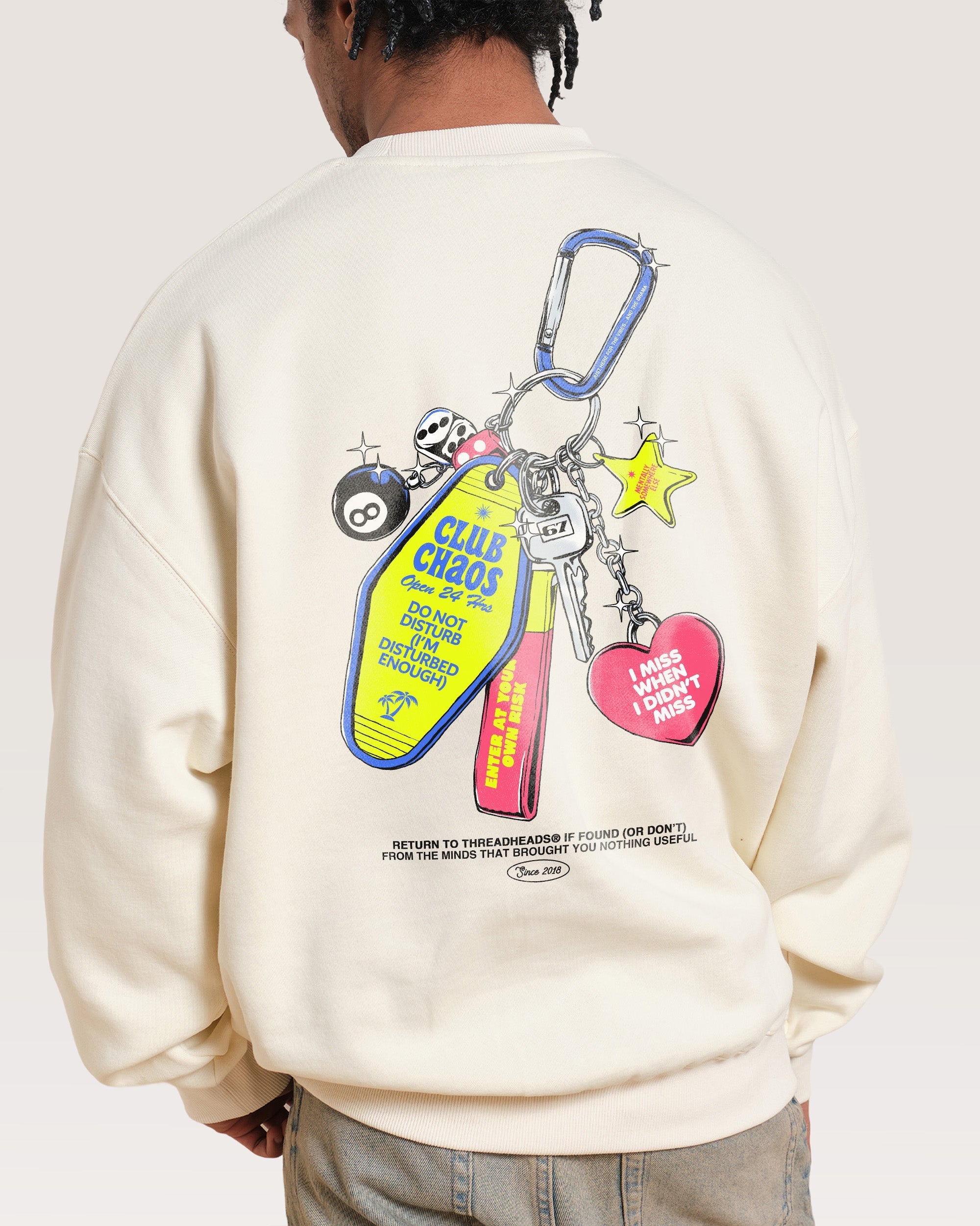 Club Chaos Key Chain - Adult & Kids T-Shirts, Sweatshirts & Hoodies apparel design preview 1