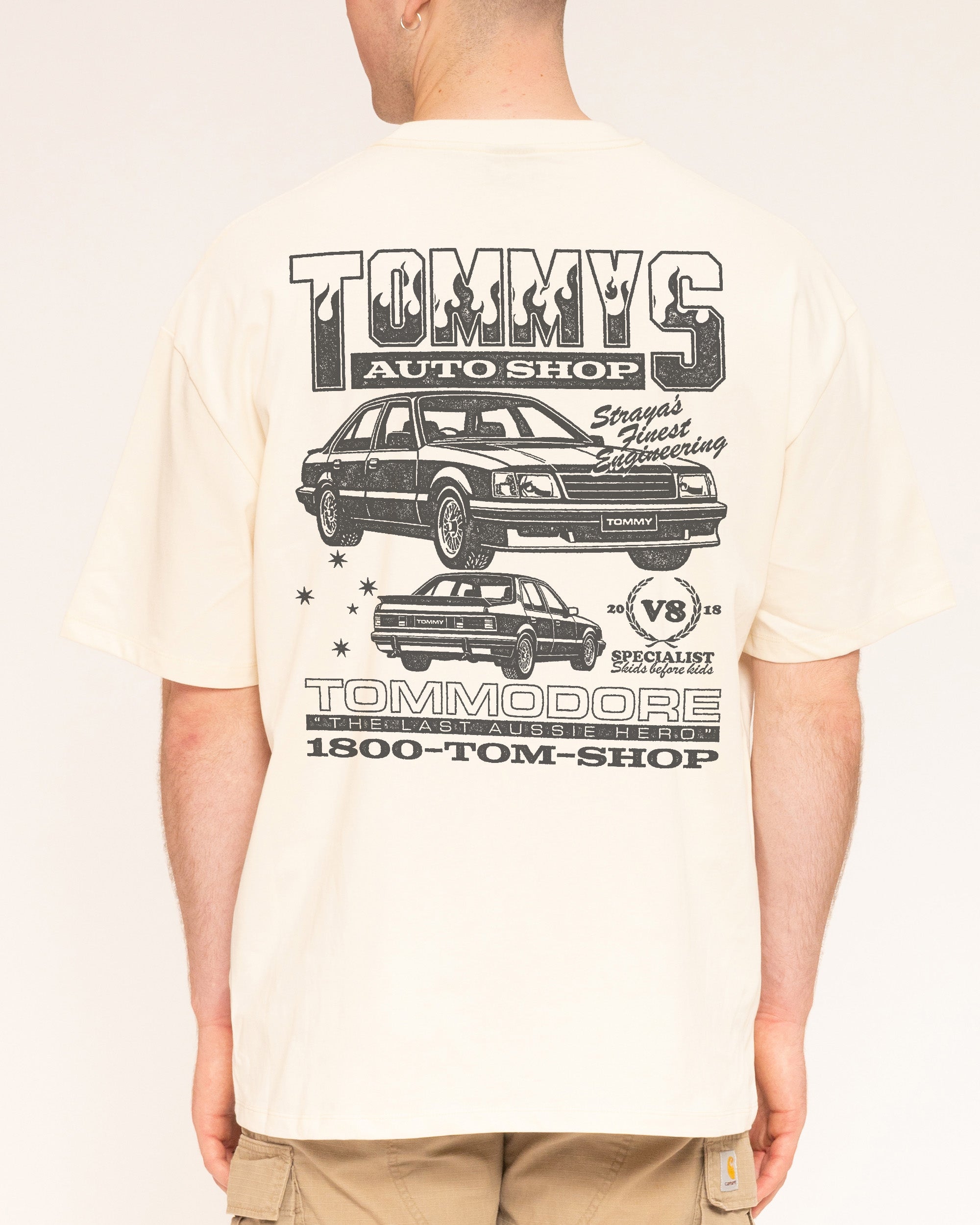 Tommy's Auto Shop Oversized - Adult & Kids T-Shirts, Sweatshirts & Hoodies apparel design preview 1
