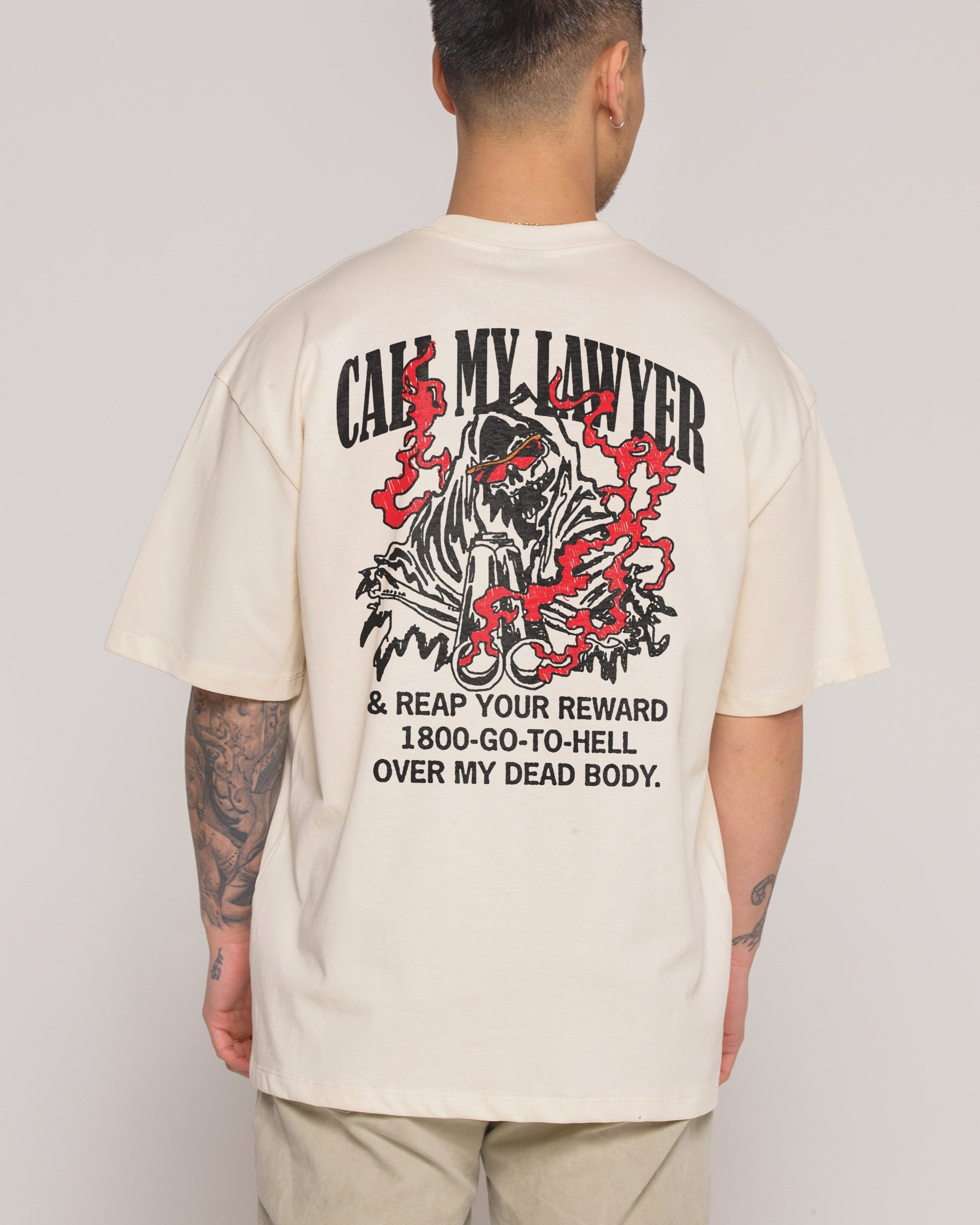 Call my Lawyer Reaper Edition Oversized - Adult & Kids T-Shirts, Sweatshirts & Hoodies apparel design preview 1