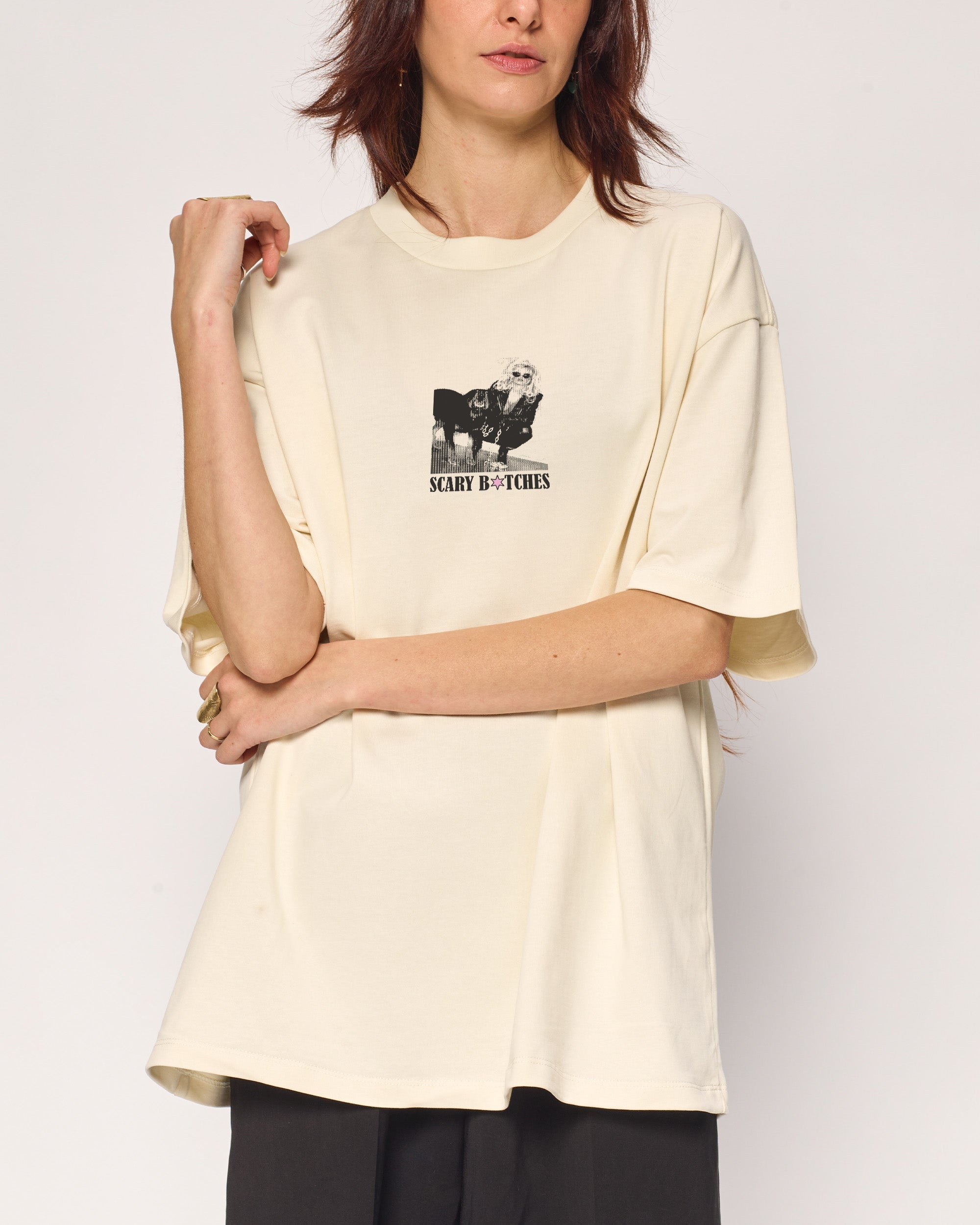 Scary Bitches Oversized - Adult & Kids T-Shirts, Sweatshirts & Hoodies apparel design preview 1