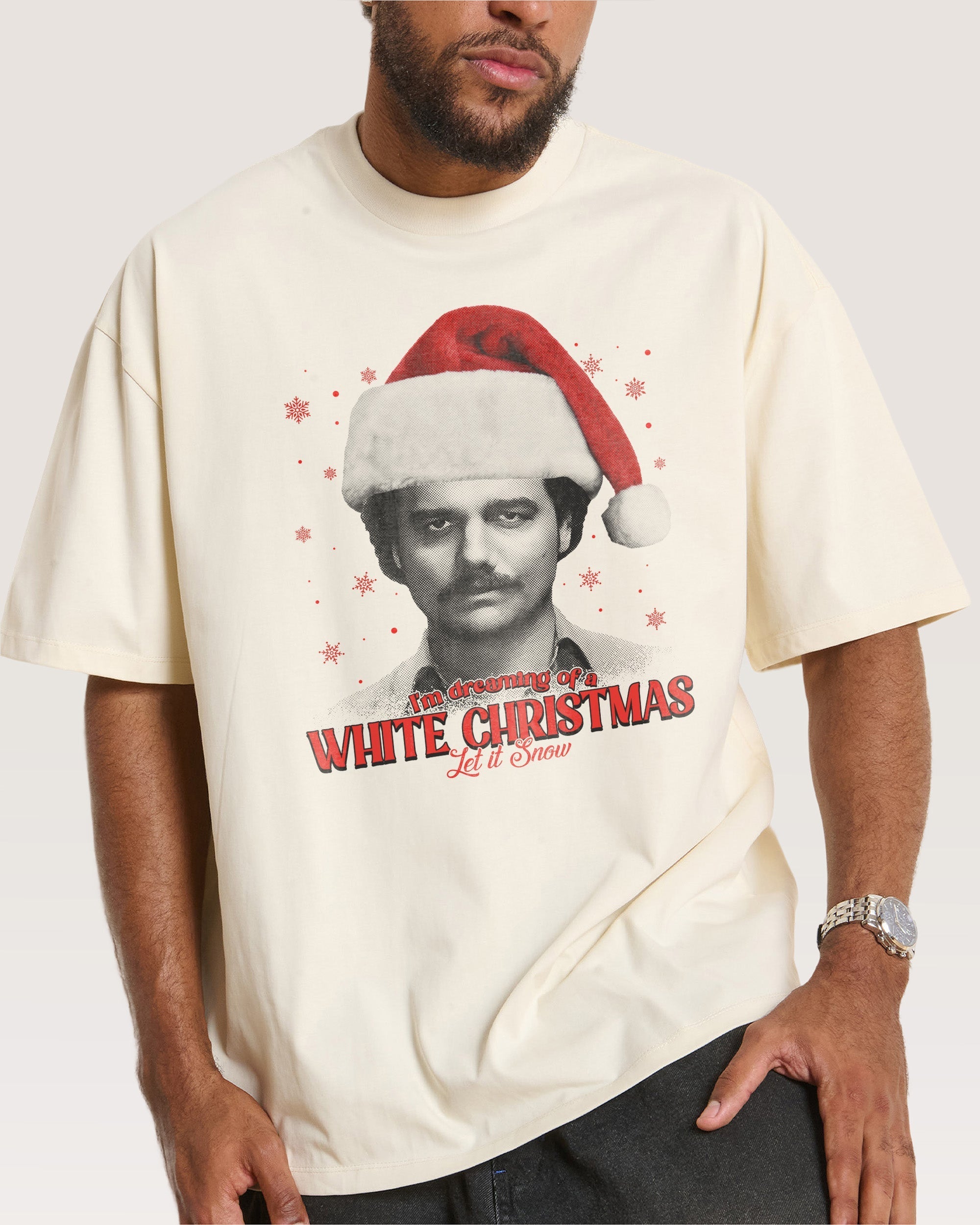 White Christmas Oversized - Adult & Kids T-Shirts, Sweatshirts & Hoodies apparel design preview 1