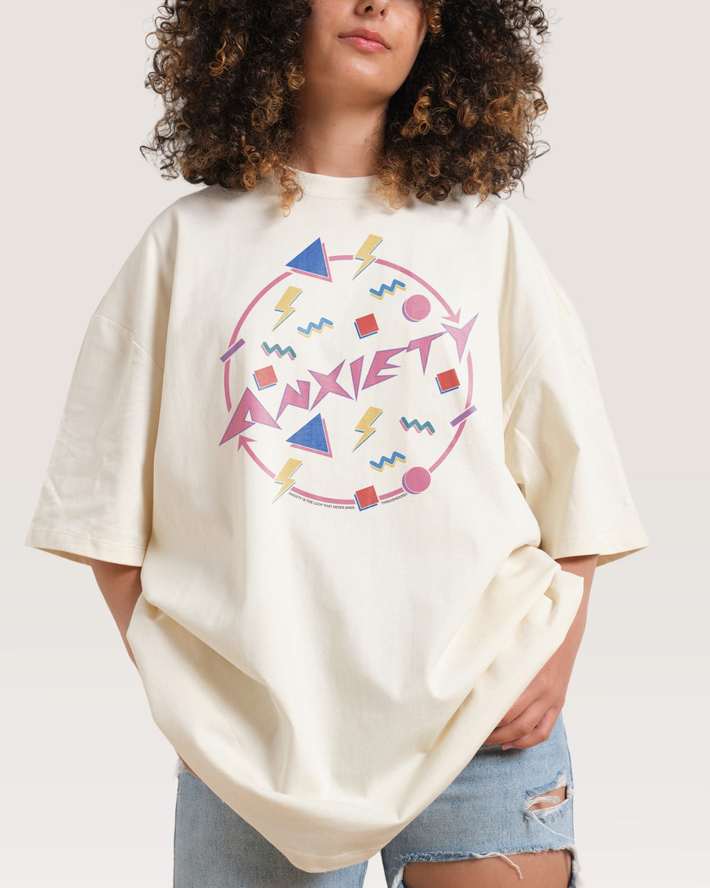 Anxiety Oversized - Adult & Kids T-Shirts, Sweatshirts & Hoodies apparel design preview 1