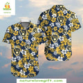 Milwaukee Brewers Hawaiian Nautical Navy Tropical - Adult & Kids T-Shirts, Sweatshirts & Hoodies apparel design preview 1
