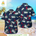 St Louis Cardinals Hawaiian Nautical Navy Tropical - Adult & Kids T-Shirts, Sweatshirts & Hoodies apparel design preview 1