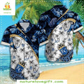Royals Hawaiian Navy Blue Palm Crown Detail MLB - Adult & Kids T-Shirts, Sweatshirts & Hoodies apparel design preview 1
