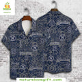 New York Yankees Hawaiian Navy Blue Tribal Print - Adult & Kids T-Shirts, Sweatshirts & Hoodies apparel design preview 1