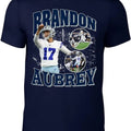 Navy Dallas Brandon Aubrey Bootleg - Adult & Kids T-Shirts, Sweatshirts & Hoodies apparel design preview 1