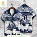 New York Yankees Hawaiian Navy Floral Tropical - Adult & Kids T-Shirts, Sweatshirts & Hoodies apparel design preview 1