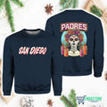 Navy-Padre City Connect La Catrina Sweatshirt 3D Sweater - Gift Idea product image