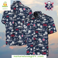 Chicago Cubs Hawaiian Navy Palm Oasis Tropical - Adult & Kids T-Shirts, Sweatshirts & Hoodies apparel design preview 1