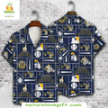 Milwaukee Brewers Hawaiian Navy Pride MLB Baseball - Adult & Kids T-Shirts, Sweatshirts & Hoodies apparel design preview 1