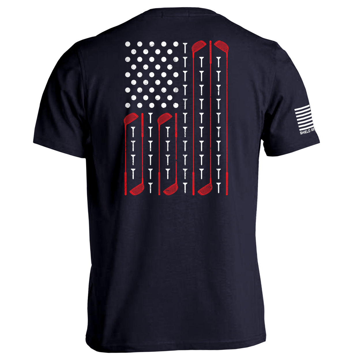 Golf American Flag - Adult & Kids T-Shirts, Sweatshirts & Hoodies apparel design preview 1