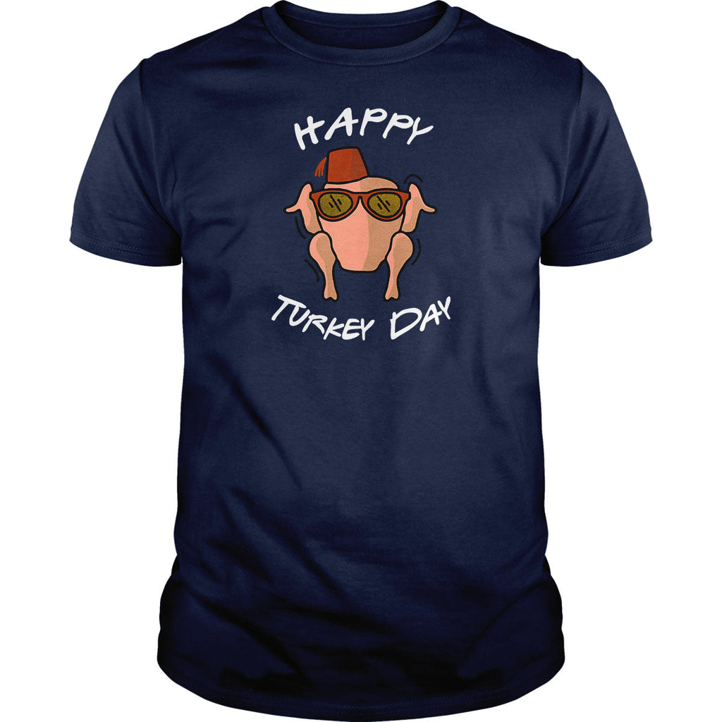 Happy Turkey Day - Adult & Kids T-Shirts, Sweatshirts & Hoodies apparel design preview 1
