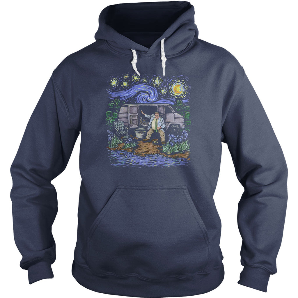Starry Night Down By The River - Adult & Kids T-Shirts, Sweatshirts & Hoodies apparel design preview 1