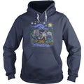 Starry Night Down By The River - Adult & Kids T-Shirts, Sweatshirts & Hoodies apparel design preview 1