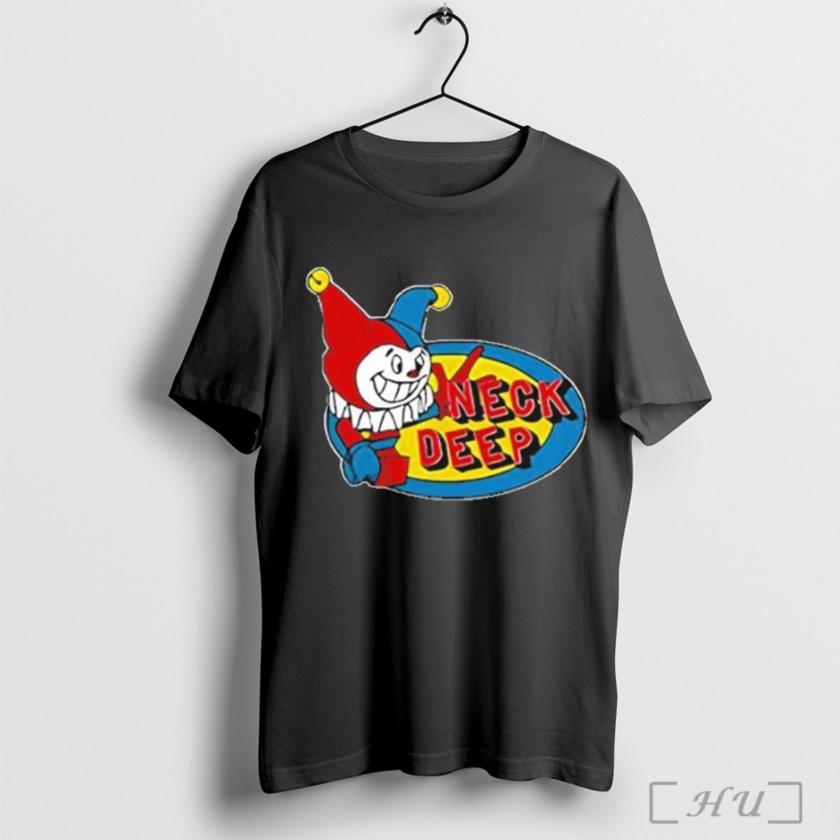Neck Deep Clown Box - Adult & Kids T-Shirts, Sweatshirts & Hoodies apparel design preview 1
