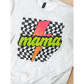 Neon Checkered Mama Top - Adult & Kids T-Shirts, Sweatshirts & Hoodies apparel design preview 1