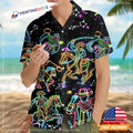 Neon Cowboy Cyberpunk Hawaiian - Adult & Kids T-Shirts, Sweatshirts & Hoodies apparel design preview 1