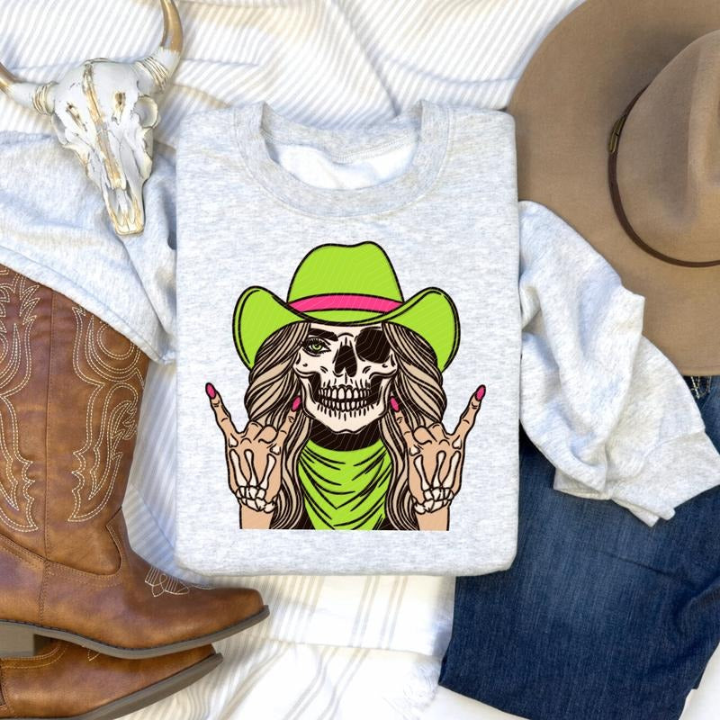 Neon Cowgirl DTF Transfers THIS IS NOT - Adult & Kids T-Shirts, Sweatshirts & Hoodies apparel design preview 1