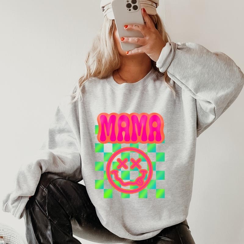 Neon Mama Relaxed Fit Printed USA Womenswear Casual - Adult & Kids T-Shirts, Sweatshirts & Hoodies apparel design preview 1