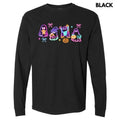 Neon Rainbow Ghouls Comfort Colors 'NLB' - Adult & Kids T-Shirts, Sweatshirts & Hoodies apparel design preview 1