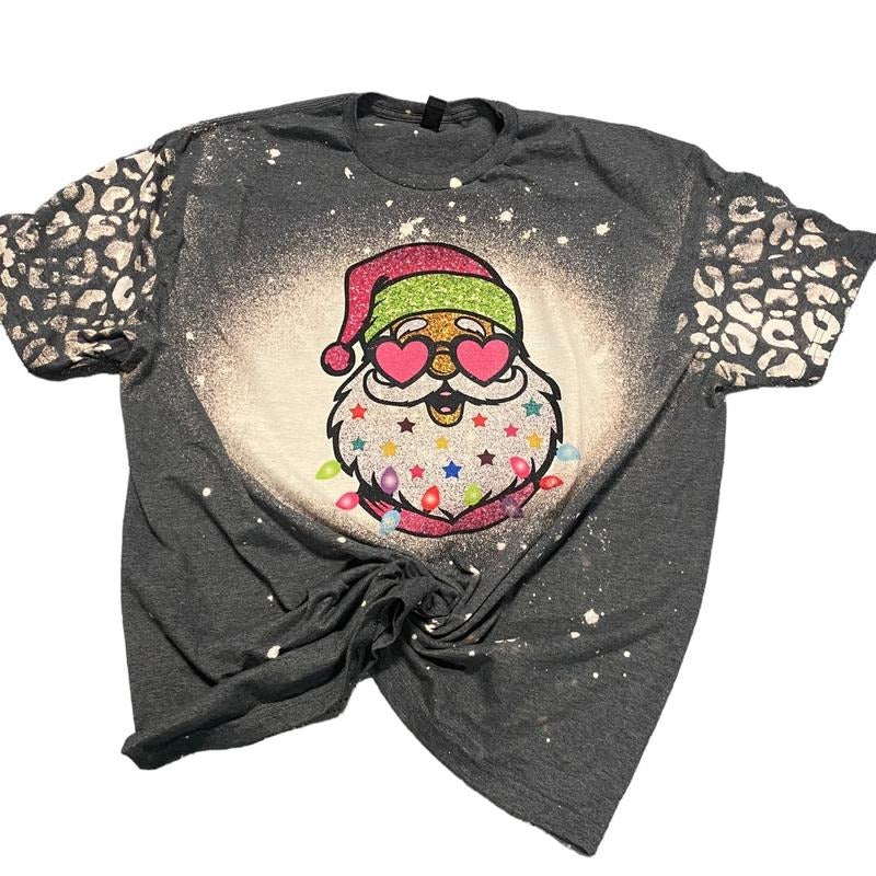Neon Santa - Adult & Kids T-Shirts, Sweatshirts & Hoodies apparel design preview 1