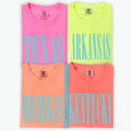 Neon Texas Relaxed Fit Printed USA Womenswear Casual - Adult & Kids T-Shirts, Sweatshirts & Hoodies apparel design preview 1