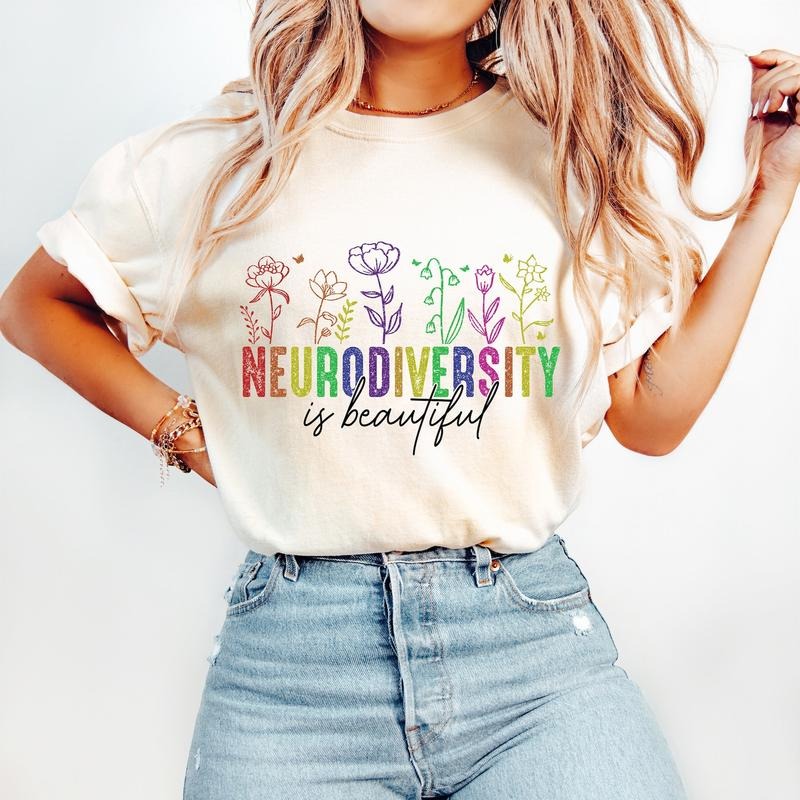 Neurodiversity Is Autism Proud Mom Advocate - Adult & Kids T-Shirts, Sweatshirts & Hoodies apparel design preview 1