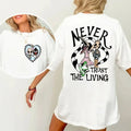 Nev3r Trust Liv1ng Two Sides Halloween Beetle 'S Show - Adult & Kids T-Shirts, Sweatshirts & Hoodies apparel design preview 1