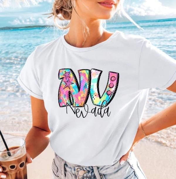 Nevada Neon Splash DTF Transfers THIS IS NOT - Adult & Kids T-Shirts, Sweatshirts & Hoodies apparel design preview 1
