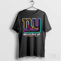 Never Give Up Fight Cancer In All Colors New York - Adult & Kids T-Shirts, Sweatshirts & Hoodies apparel design preview 1