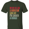 Never Killed Mountain Lion 'Choked Cougar' Bold - Adult & Kids T-Shirts, Sweatshirts & Hoodies apparel design preview 1